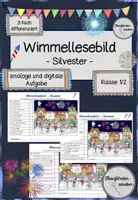 Vorschau - Arbeitsblätter - Wimmellesebild / Lesespur -wachsendes Paket- (jeweils inkl. digitaler/interaktiver Aufgaben) - Seite 1