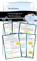 Vorschau - Merkblätter - Physik: Geschwindigkeit & Beschleunigung - Merkblätter - Deckblatt