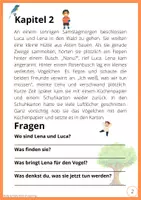 Vorschau - Arbeitsblätter - Lesen mit Lena & Luca - Leseverständnis - Band 1 - Seite 2