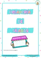 Vista previa - Unidades / Secuencias / Situaciones de Aprendizaje - Heladería de sílabas - Portada