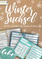 Vorschau - Arbeitsblätter - Winter Suchsel - Wörter Schreiben mit Wortsuchrätsel - Deckblatt