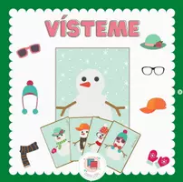 Vista previa - Unidades / Secuencias / Situaciones de Aprendizaje - Ayuda a vestirse al muñeco de nieve - Portada