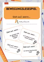 Vorschau - Spiele - Materialpaket Bewegungslesespiele - Seite 1