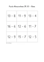 Vorschau - Spiele - Mathepuzzle ZR 20 Minus mit ZÜ - Seite 3