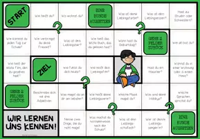 Vorschau - Spiele - Kennenlernen, Schulstart und Klassengemeinschaft | Plauderbrettspiel als Gesprächsanlass - Seite 1