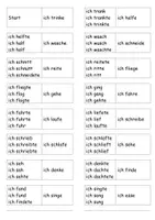 Vorschau - Spiele - unregelmäßige Verben Präteritum Spiel - Deckblatt