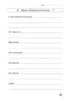 Vorschau - Arbeitsblätter - Ferienberichte: Weihnachtsferien - Schreibanlass - Seite 2