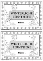 Vorschau - Stationenlernen - Winterliche Lerntheke Klasse 1 Winter Deutsch Mathe Aufgabenheft - Seite 2