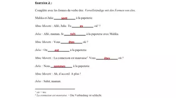 Vorschau - Arbeitsblätter - Le verbe être - Seite 3