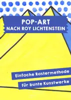 Vorschau - Mal- und Bastelvorlagen - Pop-Art nach Roy Lichtenstein - Deckblatt