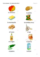Vorschau - Arbeitsblätter - Alimentos y cantidades - Nahrungsmittel und Mengen - Seite 3