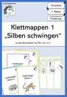 Vorschau - Fördermaterial/Inklusion - Klettmappen 1 - "Silben schwingen" (Buchstaben A, M, O, I, L) - Deckblatt