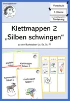 Vorschau - Fördermaterial/Inklusion - Klettmappen 2 - "Silben schwingen" (Buchstaben U, E, S, F) - Deckblatt