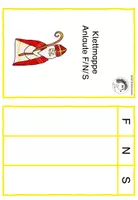 Vorschau - Fördermaterial/Inklusion - Klettmappen 3 - "Anlaute" (Buchstaben N, W, R, T) - Seite 1