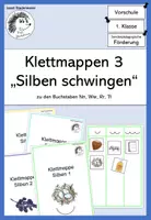 Vorschau - Arbeitsblätter - Klettmappen 3 - "Silben schwingen" (Buchstaben N, W, R, T) - Deckblatt