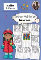 Vorschau - Arbeitsblätter - Rechenmalblätter Neujahr | ZR 100 | Klasse 2 - Deckblatt