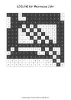 Vorschau - Arbeitsblätter - Suchsel/Kreuzworträtsel/Buchstabensalat: Mein neues Jahr und Silvester - Seite 2