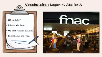 Vorschau - Arbeitsblätter - Tous ensemble 1: Lecon 4 Altelier A Vokabeleinführung - Deckblatt