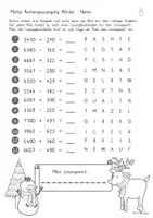 Vorschau - Arbeitsblätter - Rechenspaziergang Winter 10000 Plus und Minus - Seite 1