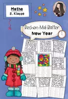 Vorschau - Mal- und Bastelvorlagen - Rechenmalblätter Neujahr | ZR 1000 Klasse 3 - Deckblatt