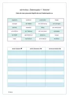 Vorschau - Arbeitsblätter - Wortschatz: Zahlenangaben B2 (mit Lösung) - Deckblatt