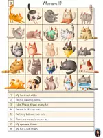 Vorschau - Arbeitsblätter - Who am I? - Reading Riddles - Cats - Seite 3