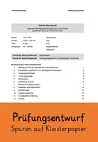 Vorschau - Stundenentwürfe - Referendariat: Prüfungsentwürfe Mathematik + Kunst - Deckblatt