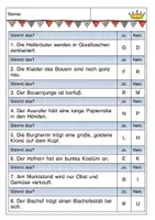 Vorschau - Arbeitsblätter - Lesespaziergang Mittelalter - Seite 2