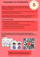 Vorschau - Mal- und Bastelvorlagen - Fingerpuppen zum Selbstgestalten - Seite 1