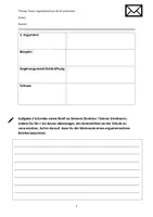 Vorschau - Arbeitsblätter - Einen argumentativen Brief schreiben - Veranstaltung eines Sommerfestes an der Schule - Seite 2