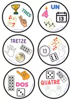 Vista previa - Juegos / Gamificación - PAREJA DE NÚMEROS - página 1