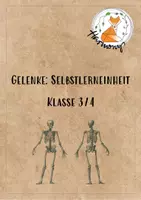 Vorschau - Arbeitsblätter - Gelenke : Selbstlerneinheit (Homeschooling) - Deckblatt