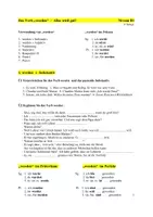 Vorschau - Arbeitsblätter - Das Verb "werden" - Alle Formen und Zeiten B1 - Deckblatt