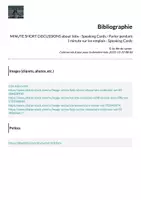 Aperçu - Cartes d'exercices - MINUTE SHORT DISCUSSIONS about Jobs - Speaking Cards / Parler pendant 1 minute sur les emplois - Speaking Cards - Page 1
