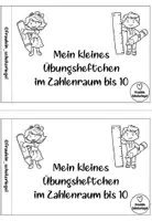 Vorschau - Stationenlernen - Übungsheftchen im Zahlenraum bis 10 - Deckblatt