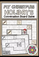 Vorschau - Spiele - MY CHRISTMAS HOLIDAYS - Conversation Board Game - Deckblatt