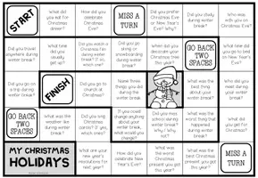 Vorschau - Spiele - MY CHRISTMAS HOLIDAYS - Conversation Board Game - Seite 2