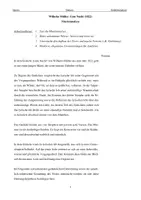 Vorschau - Arbeitsblätter - Musteranalyse Liebesgedicht Romantik Wilhelm Müller Gute Nacht - als PDF & Word - Seite 1