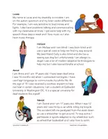 Aperçu - Texte - People with Disabilities English Reading (Anglais) - Page de couverture