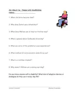 Aperçu - Texte - People with Disabilities English Reading (Anglais) - Page 1