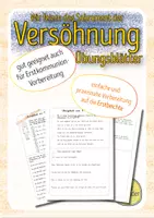 Vorschau - Arbeitsblätter - Wir feiern das Sakrament der Versöhnung - Übungsblätter - Deckblatt