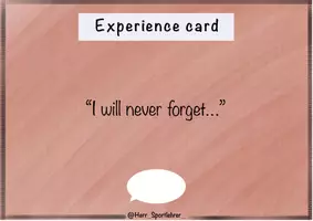 Vorschau - Aufgabenkarten - Experience cards – Karten zum Erlebnisaustausch - Seite 2