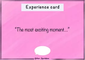 Vorschau - Aufgabenkarten - Experience cards – Karten zum Erlebnisaustausch - Seite 3