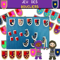 Aperçu - Apprentissages en autonomie - Numération "le Jeu des Boucliers" - Page 2