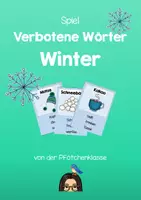 Vorschau - Spiele - Spiel Verbotene Wörter Winter - Deckblatt