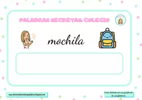 Vista previa - Juegos / Gamificación - PALABRAS SECRETAS COLEGIO - página 3