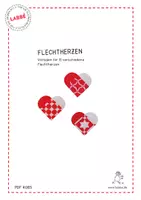Vorschau - Mal- und Bastelvorlagen - Flechtherzen - Seite 1