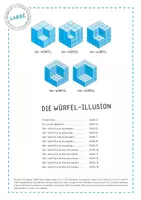 Vorschau - Mal- und Bastelvorlagen - Die Würfel-Illusion - Seite 2
