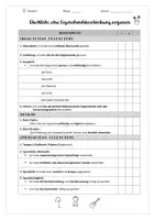 Vorschau - Arbeitsblätter - Gegenstandsbeschreibung - Schreibplan und Checkliste (editierbar) - Seite 1