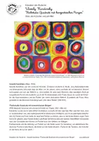 Vorschau - Mal- und Bastelvorlagen - Wassily Kandinsky - Farbstudie Quadrate mit konzentrischen Ringen - Seite 3
